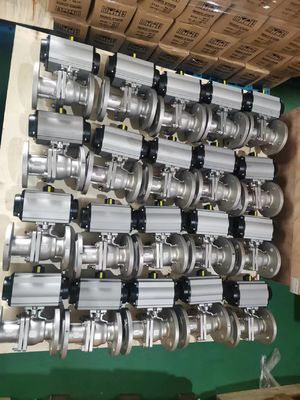 عملگر پنوماتیک 3 حالته با فلنج ISO 5211 و کنترل 3 حالته برای اتوماسیون شیر با محدوده گشتاور 10-500 نیوتن متر