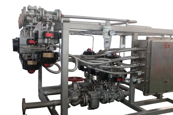 سیستم نصب منیفولدهای شیر بخار کاهنده فشار بر روی سوپاپ برای صنعت بنزین