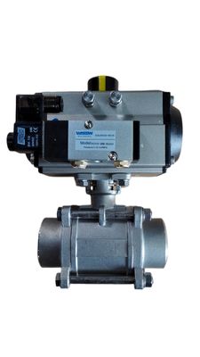 ASME B16.34 Pneumatic Ball Valve with 8Nm-4583N.m Torque and CF8/CF8M/CF3M Construction