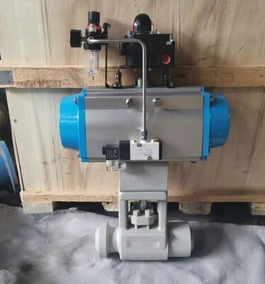 شیر توپی پنوماتیکی ANSI CLASS 150-900 با ساختار توپی ثابت و عملکرد تخلیه برای کاربردهای فشار بالا-دمای بالا