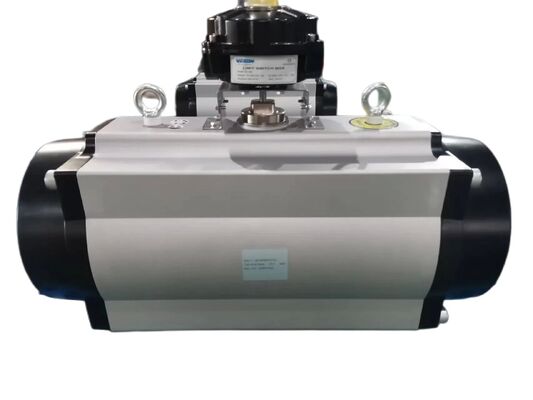 316 فولادی فول بندر شناور بال با اکتواتور پنوماتیک و اتصال فلنج