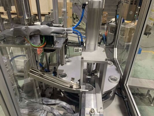 دستگاه پرکن افقی تمام اتوماتیک با شیر پرکننده چند سر، بالابر پنوماتیک و کنترل PLC برای چسب شیشه، چسب سیلیکون و چسب آب بندی