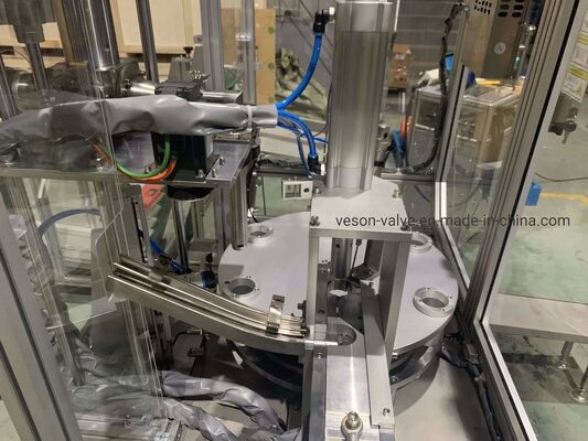 شیر نصب شده روی اسکی از نوع مستقیم از طریق حالت رانندگی پنوماتیک ANSI CLASS 150-900 برای استفاده صنعتی