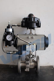 CS / SS304 پنوماتیک اضطراری خاموش شیر Medium Temperature Media