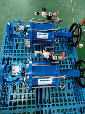 محرک پنوماتیکی دریچه دریچه دستی محرک پنوماتیک خطی ISO